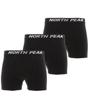North Peak Amble 3-Pack Boxer - Black