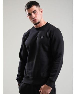 Marshall Artist Marchio Crew Neck Sweatshirt - Black