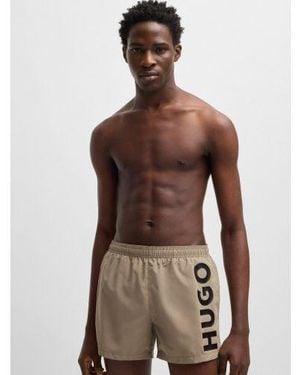 HUGO Medium Abas Swim Short - Brown