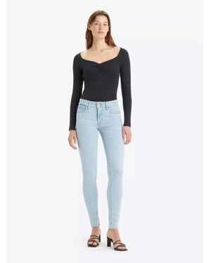 Levi's Soho Azure Mood 711 Double Button Jean - Blue