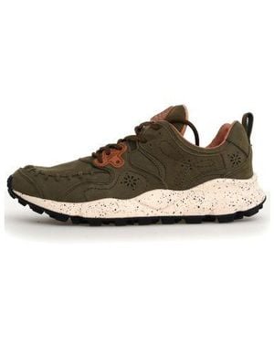 Flower Mountain Military Yamano Trainer - Brown