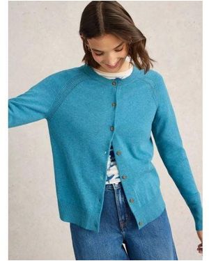 White Stuff Mid Lulu Cardigan - Blue