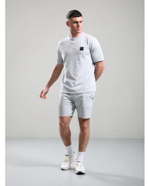 Marshall Artist Oceanic Delta Print Logo Short - Grey