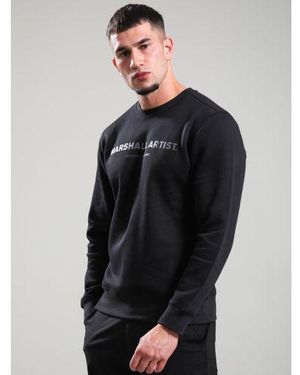 Marshall Artist Stampa Logo Sweatshirt - Black