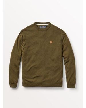 Henri Lloyd Light Henri Crew Neck Jumper - Green