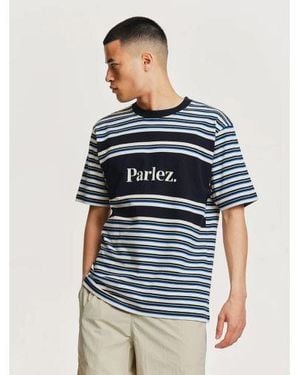 Parlez Midnight Solar Yd Stripe T-Shirt - Blue