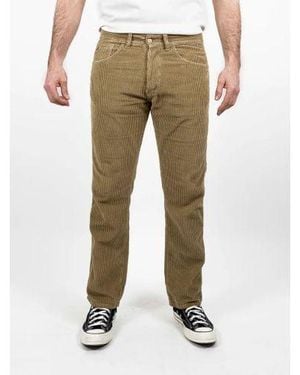Lois Dark Sand New Dallas Jumbo Corduroy Pant - Natural