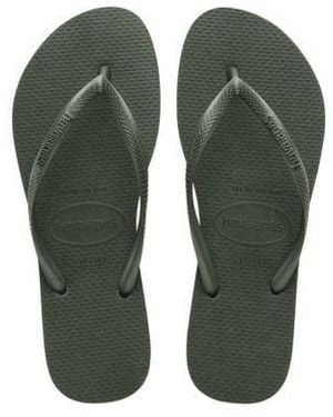 Havaianas Rose Slim Slide - Green