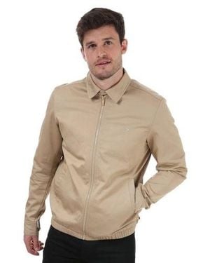 Farah Light Sand Purvis Harrington Jacket - Natural