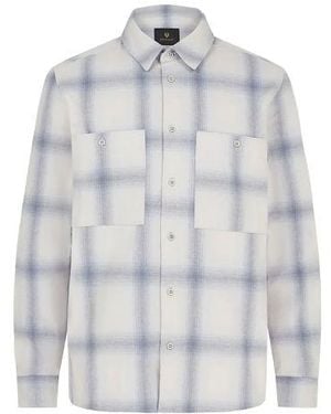 Belstaff Birch Quarry Line Outpost Flannel - Blue