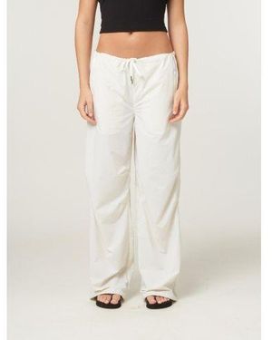 Juicy Couture Bright Diamante Ayla Parachute Pant - White
