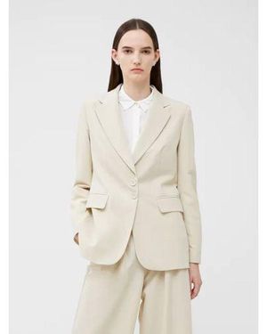 French Connection Oyster Everly Suiting Blazer Jacket - Natural