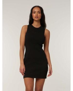 Juicy Couture Bentley Rib Jersey Dress - Black