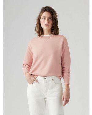 Levi's Ng Signature Gd Pale Mauve Heritage Crew Top - Pink