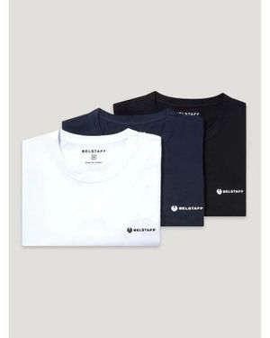 Belstaff Dark Ink 3-Pack T-Shirt - Blue