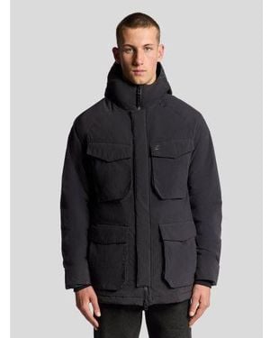 Lyle & Scott Ice Tactical Wadded Parka - Black