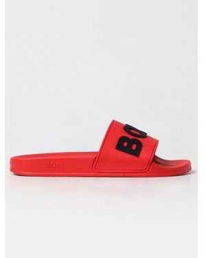 BOSS Kids Dark Kirk Slide - Red