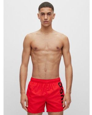 HUGO Open Abas Swim Short - Red