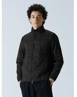 Taion Hi-Neck Zip Down Jacket - Black