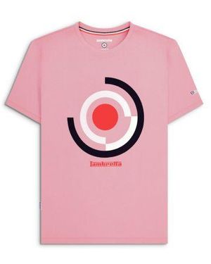 Lambretta Dawn Target Render T-Shirt - Pink