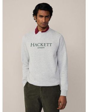 Hackett Light Heritage Crew Neck Sweatshirt - Grey