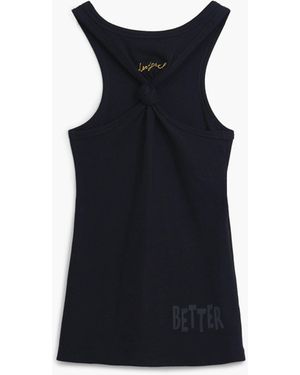 Desigual Knotted T-Shirt, Cotton - Blue