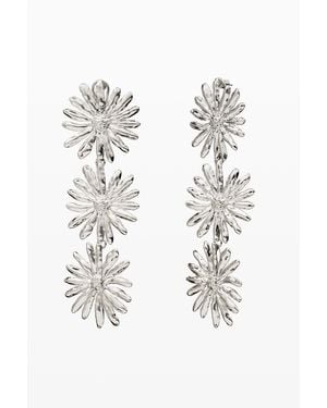 Desigual Daisy Earrings Zalio - White