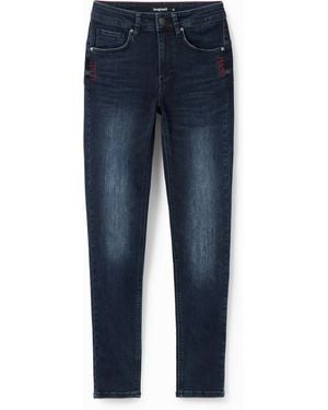 Desigual Push-Up Skinny Jeans - Blue