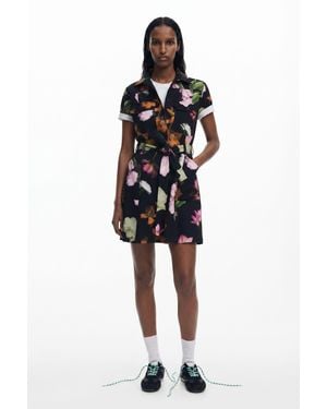 Desigual Utility Shirt Dress, Cotton - Black
