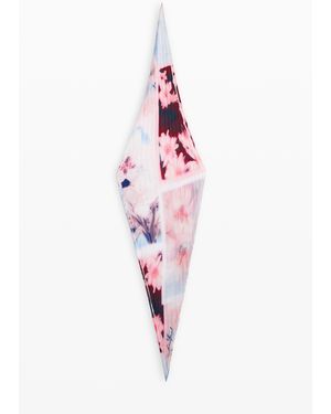 Desigual Diamond Lily Scarf, Polyester - Pink