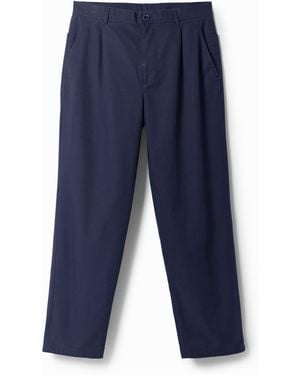 Desigual Tapered Chino Pants - Blue
