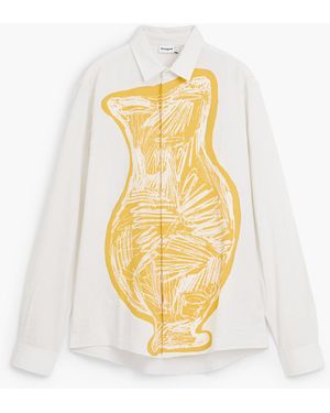 Desigual Front Vase Shirt, Cotton - Metallic