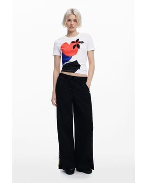 Desigual Pantalón Diseñado Por Mr. Christian Lacroix - Azul