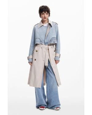 Desigual Gabardina Dos Piezas - Azul