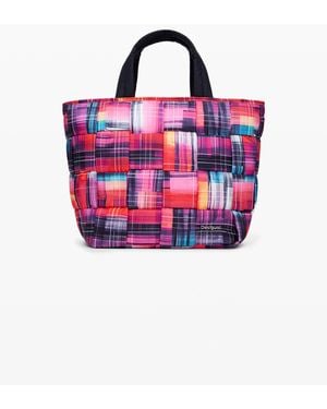 Desigual Quilted Nylon Patterned Handbag - Pink
