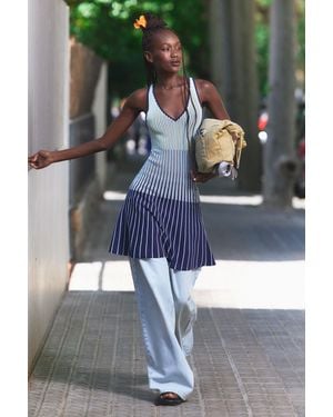 Desigual Sleeveless Knit Dress - Blue