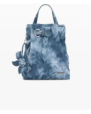 Desigual Small Denim Backpack - Blue
