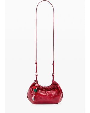 Desigual Small Logo Crossbody Bag - Red
