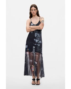 desigual dress black and white Desigual by M. Christian LaCroix Cami Maxi Dress