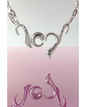 Desigual Heart Pendant Zalio - White
