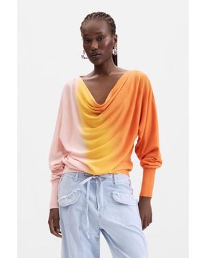 Desigual Feinstrickpullover - Orange
