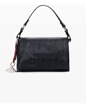 Desigual Medium Quilted Bag, Polyurethane - Black