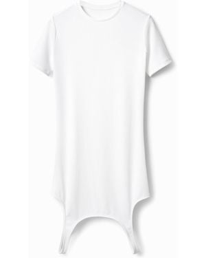 Desigual Maitrepierre Multiposition T-Shirt Dress, Polyester - White