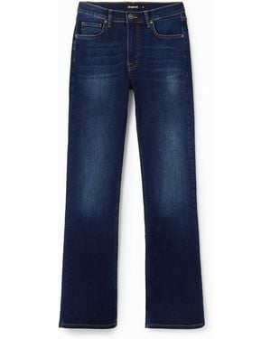 Desigual Flare Jeans, Cotton - Red