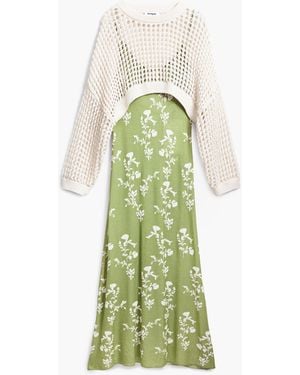 Desigual 2-In-1 Dress - Green