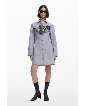 Desigual Dress Designed By Mr. Christian Lacroix - Grey
