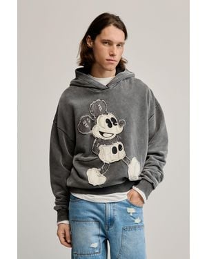 Desigual Mickey Disney Hooded Sweatshirt, Cotton - Black
