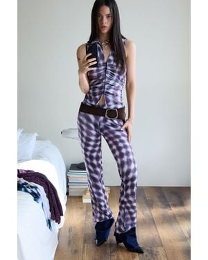 Desigual Vintage Flare Trousers - White