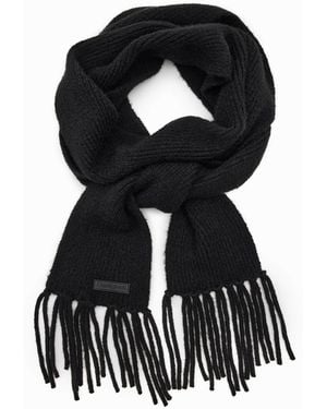 Desigual Scarf And Gloves With Mittens Gift Box - Black