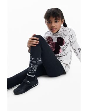 Desigual Mickey Mouse Leggings - Blue